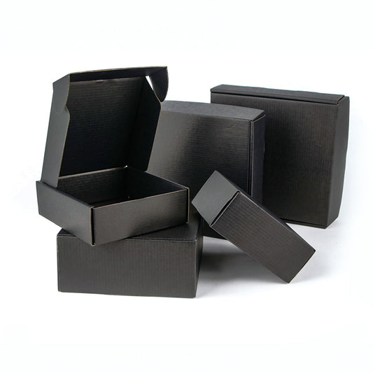 5pcs / 10pcs / Black Gift Box clothing transportation corrugated packaging