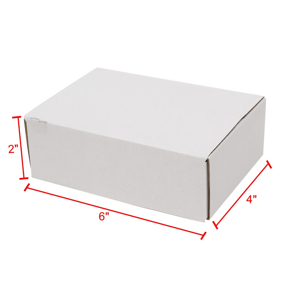 50 Corrugated Paper Boxes 6x4x2 inches(15.2x10x5CM) / 6x4x3 inches / 6x4x4 inches